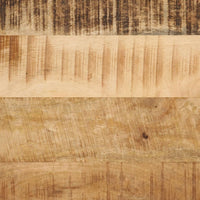 Mobile Lavabo da Bagno 55x35x60 cm Legno Massello Mango e Ferro