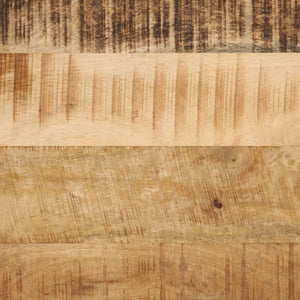 Mobile Lavabo da Bagno 55x35x60 cm Legno Massello Mango e Ferro 358572