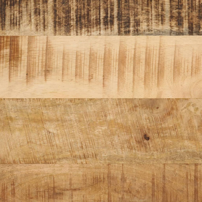 Mobile Lavabo da Bagno 55x35x60 cm Legno Massello Mango e Ferro 358572