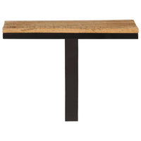Mensola da Parete 40x30x32 cm in Legno Massello Mango e Ferrocod mxl 112101