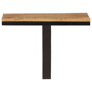 Mensola da Parete 40x30x32 cm in Legno Massello Mango e Ferrocod mxl 112101