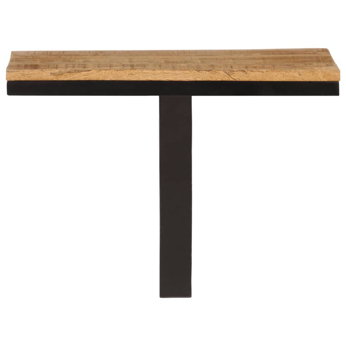 Mensola da Parete 40x30x32 cm in Legno Massello Mango e Ferrocod mxl 112101