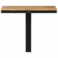 Mensola da Parete 40x30x32 cm in Legno Massello Mango e Ferrocod mxl 112101