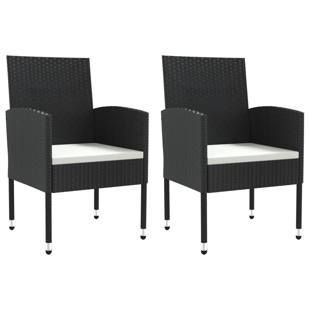 Set da Pranzo da Giardino 3 pz in Polyrattan e Acciaio 3203304