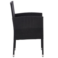 Set da Pranzo da Giardino 3 pz in Polyrattan e Acciaio 3203304