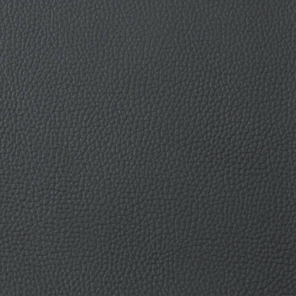 vidaXL Poltrona Cabriolet Nera in Vera Pelle