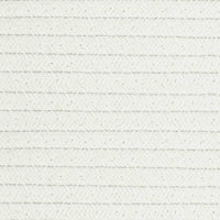Cestini Portaoggetti 2pz Marrone e Bianco Ø24x18 cm in Cotone 358456