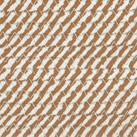 Cestini Portaoggetti 2pz Marrone e Bianco Ø28x28 cm in Cotone 358460