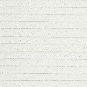 Cesto per Biancheria Marrone e Bianco Ø55x36 cm in Cotone 358472