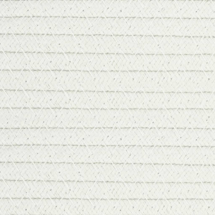 Cestini Portaoggetti 2pz Bianco e Nero in Cotone 358478