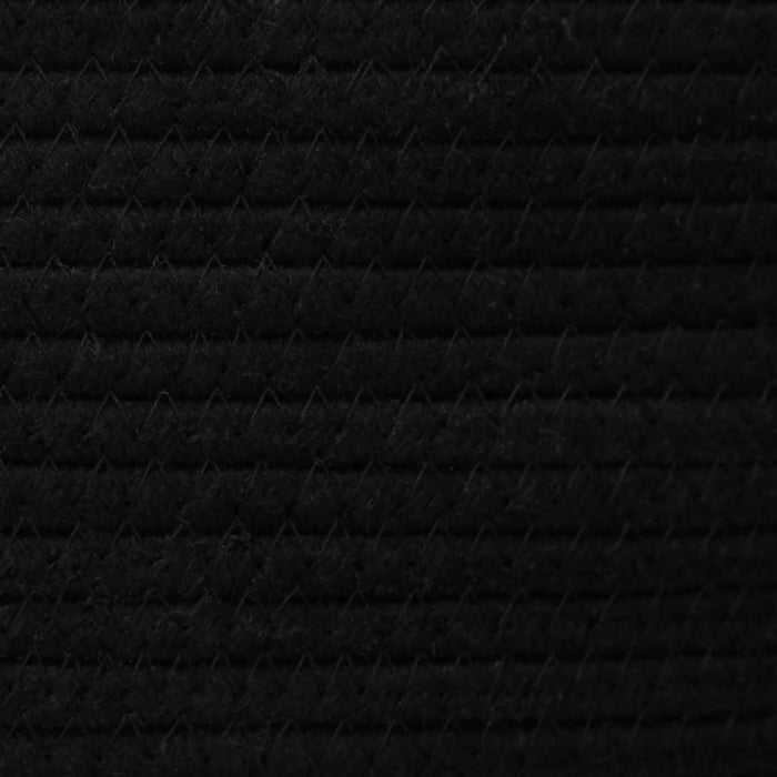 Cestini Portaoggetti 2pz Bianco e Nero in Cotone 358478