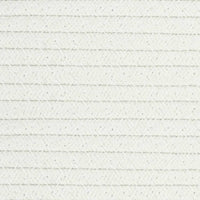 Cestino Portaoggetti Coperchio Marrone e Bianco Ø37x50cm Cotone 358480