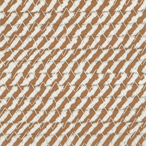 Cestino Portaoggetti Marrone e Bianco Ø43x38 cm in Cotone 358488