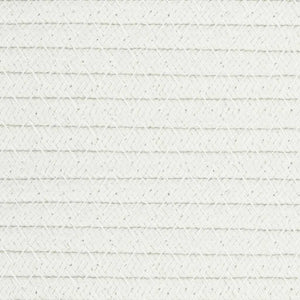 Cestino Portaoggetti Nero e Bianco Ø49x65 cm in Cotone 358495