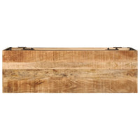 Scarpiera 110x35x53 cm in Legno Massello di Mango Grezzo 358507