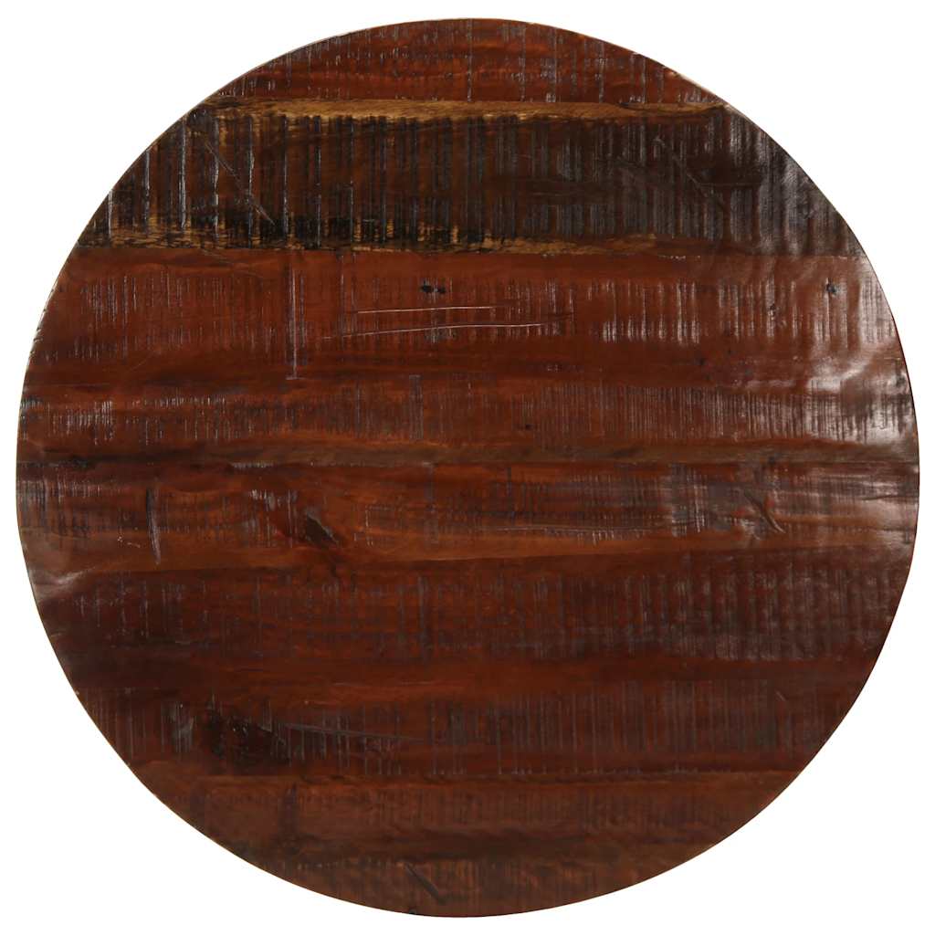 Piano per Tavolo Ã˜ 80x3,8 cm Rotondo Legno Massello di Recupero