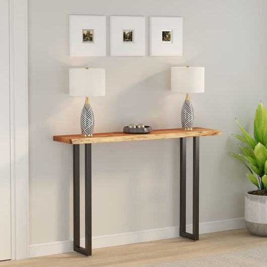 vidaXL Piano Tavolo 160x30x2,5 cm Rettangolare Legno Acacia Bordi Vivi