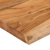 vidaXL Piano Tavolo 90x40x3,8 cm Rettangolare Legno Acacia Bordi Vivi