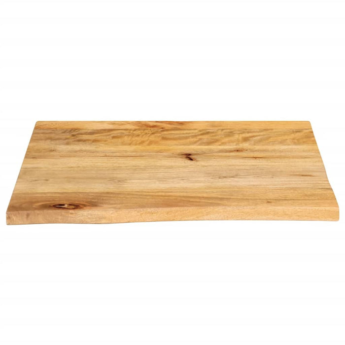 Piano Tavolo Bordi Vivi 60x60x2,5 cm in Legno Massello di Mango 370450
