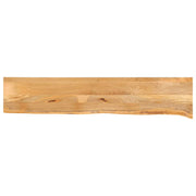 Piano Tavolo Bordi Vivi 160x20x3,8cm in Legno Massello di Mango 370472