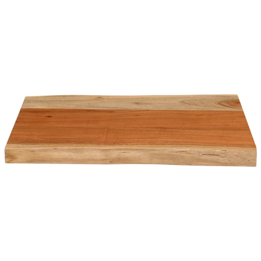 vidaXL Piano Tavolo 60x40x3,8 cm Rettangolare Legno Acacia Bordi Vivi