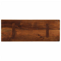 Piano Tavolo 90x40x3,8 cm Rettangolare in Massello di Recupero 371113