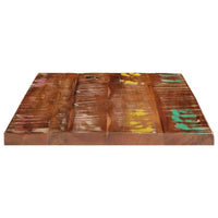 Piano Tavolo 60x50x3,8 cm Rettangolare in Massello di Recupero