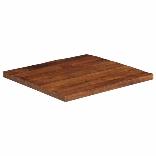 vidaXL Piano Tavolo 90x90x3,8 cm Quadrato Legno Massello di Recupero