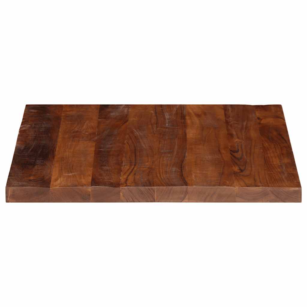 Piano Tavolo 90x90x3,8 cm Quadrato Legno Massello di Recupero 371278