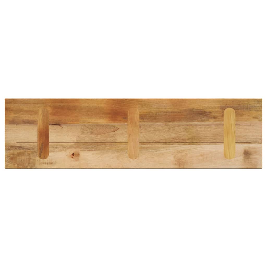Piano per Tavolo 100x30x3,8 cm Rettangolare Legno Mango Grezzo 371373