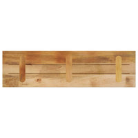 Piano per Tavolo 110x30x3,8 cm Rettangolare Legno Mango Grezzo 371374