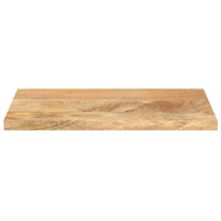 Piano per Tavolo 50x30x2,5 cm Rettangolare Legno Massello Mango