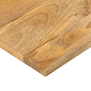 vidaXL Piano per Tavolo 90x30x2,5 cm Rettangolare Legno Massello Mango