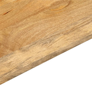 vidaXL Piano per Tavolo 90x20x3,8 cm Rettangolare Legno Massello Mango