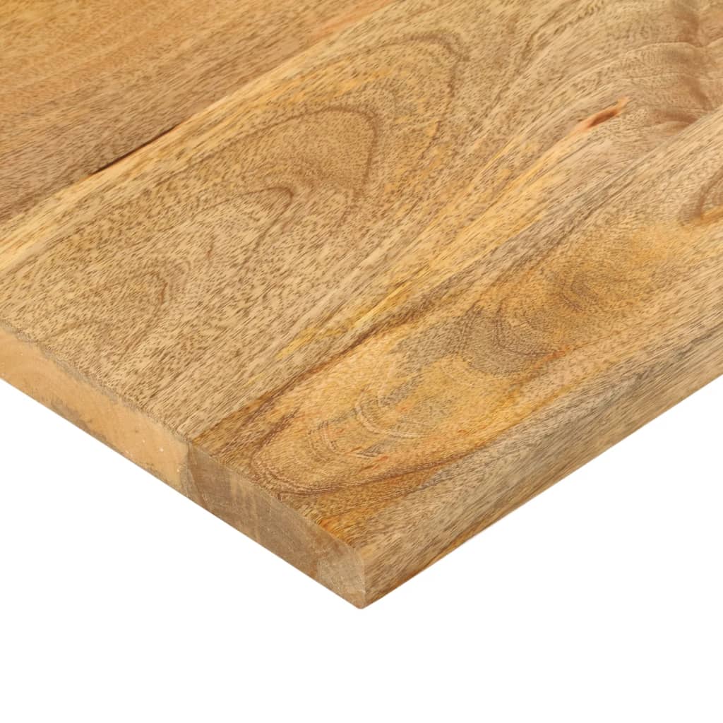 Piano per Tavolo 110x40x3,8cm Rettangolare Legno Massello Mango 371516