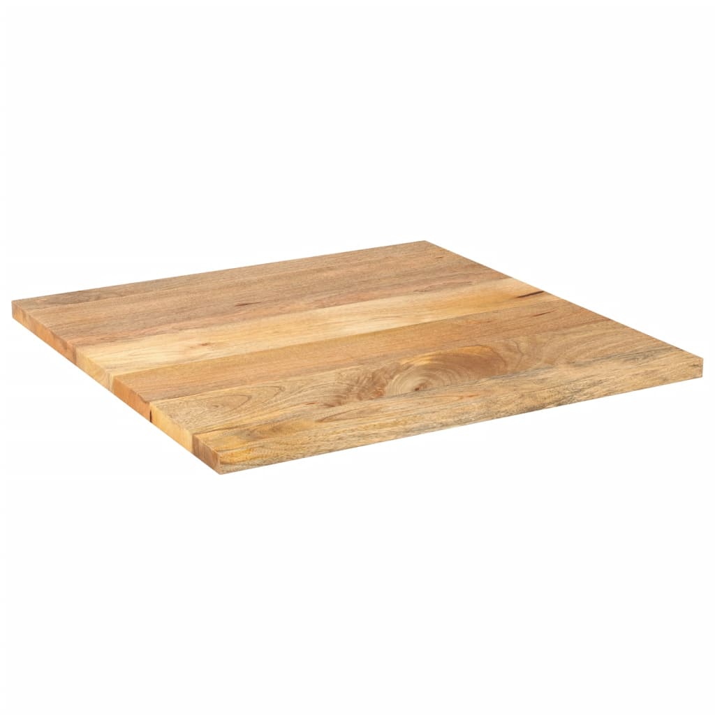 vidaXL Piano per Tavolo 70x70x3,8 cm Quadrato Legno Massello di Mango