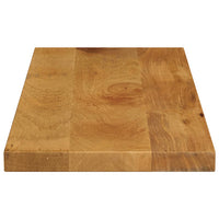 Piano per Tavolo 80x20x2,5cm Rettangolare Legno Massello Mango