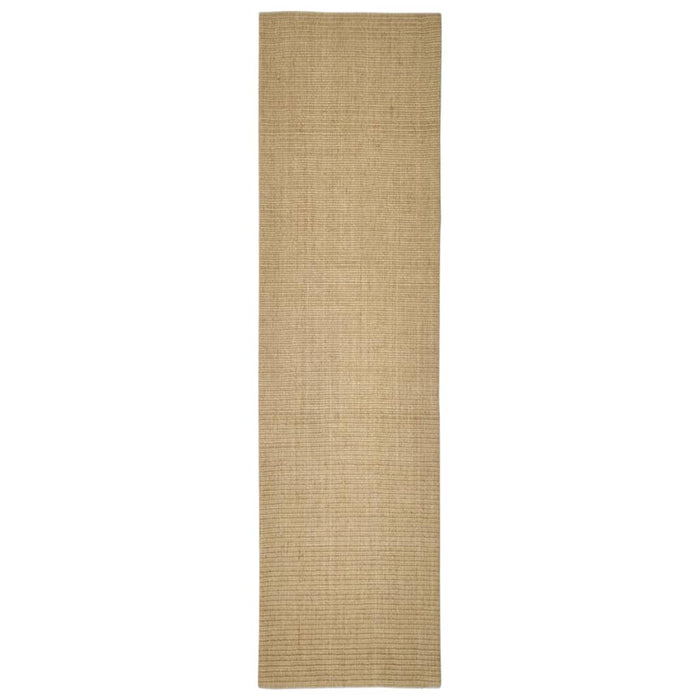 Tappetino tiragraffi in sisal per gatti 66 x 250 cm marrone chiaro 02_0045546