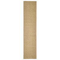 Tappetino tiragraffi in sisal per gatti 66 x 300 cm marrone chiaro 02_0045548