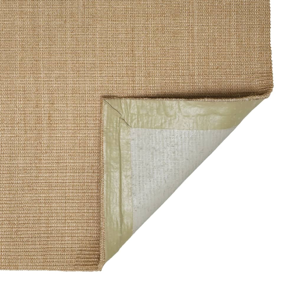 Tappetino tiragraffi in sisal per gatti 80 x 250 cm marrone chiaro 02_0045557