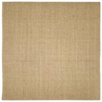 Tappetino tiragraffi in sisal per gatti 100 x 100 cm marrone chiaro 02_0045535