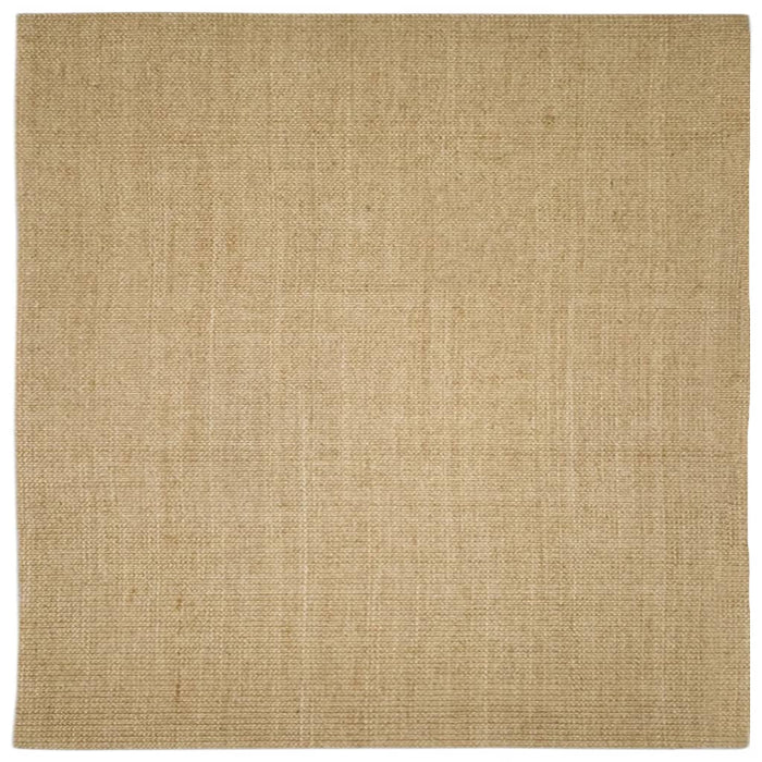 Tappetino tiragraffi in sisal per gatti 100 x 100 cm marrone chiaro 02_0045535