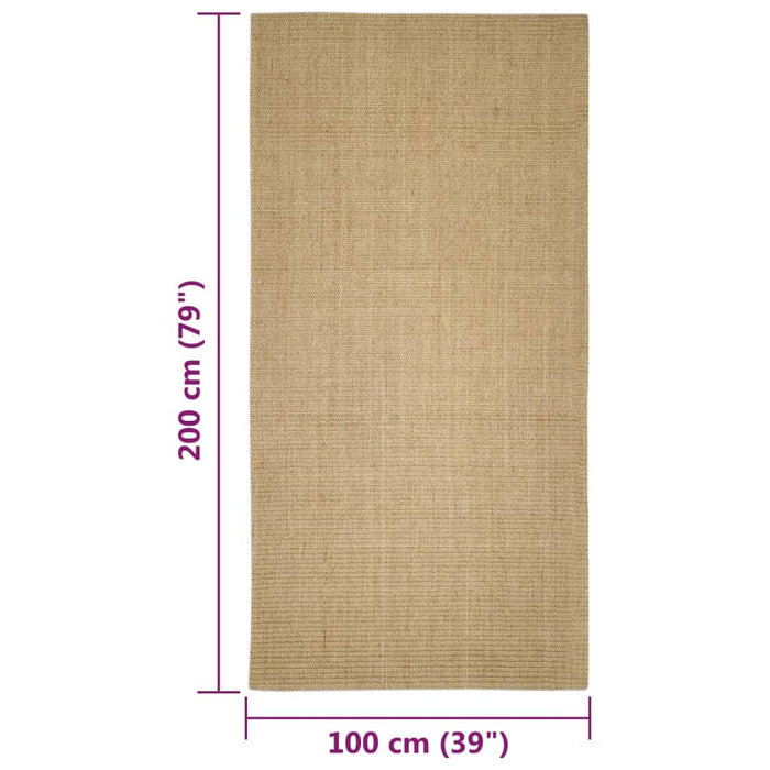 Tappeto in Sisal per Tiragraffi 100x200 cm