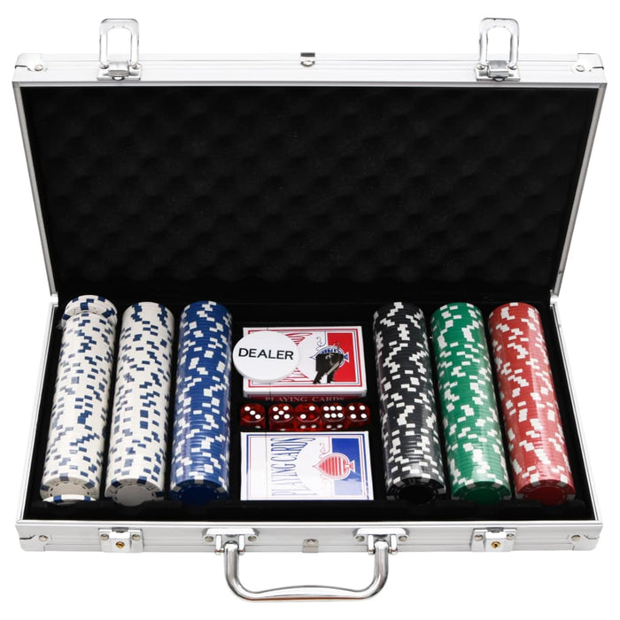 Set di Fiches da Poker 300 pz 11,5 gcod mxl 83463