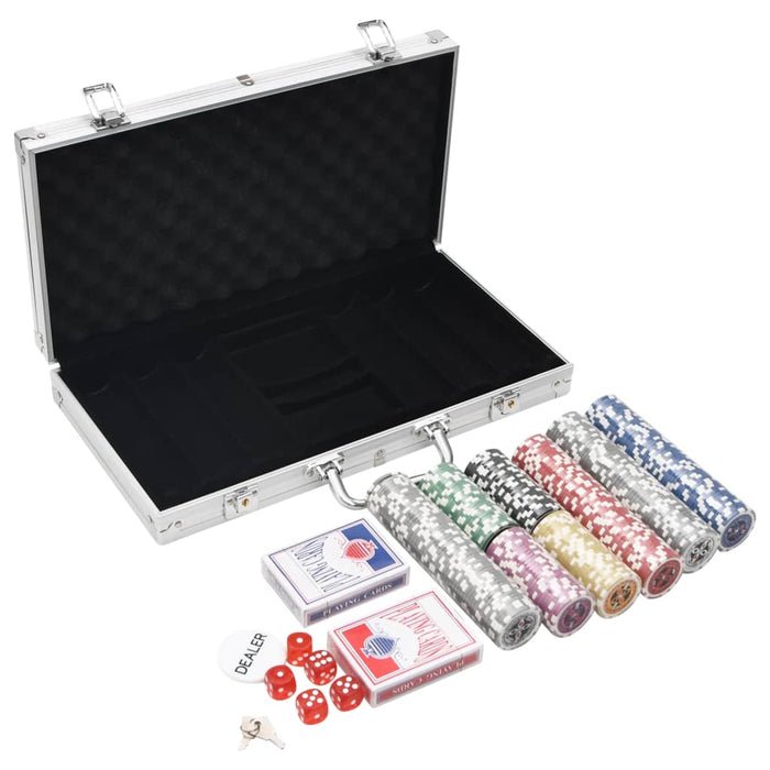 Set di Fiches da Poker 300 pz 11,5 gcod mxl 107401