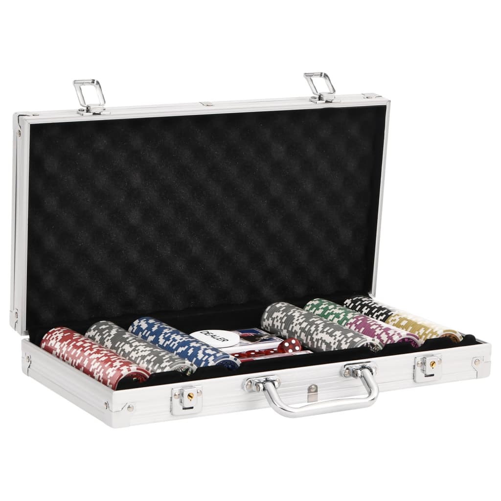 Set di Fiches da Poker 300 pz 11,5 gcod mxl 107401