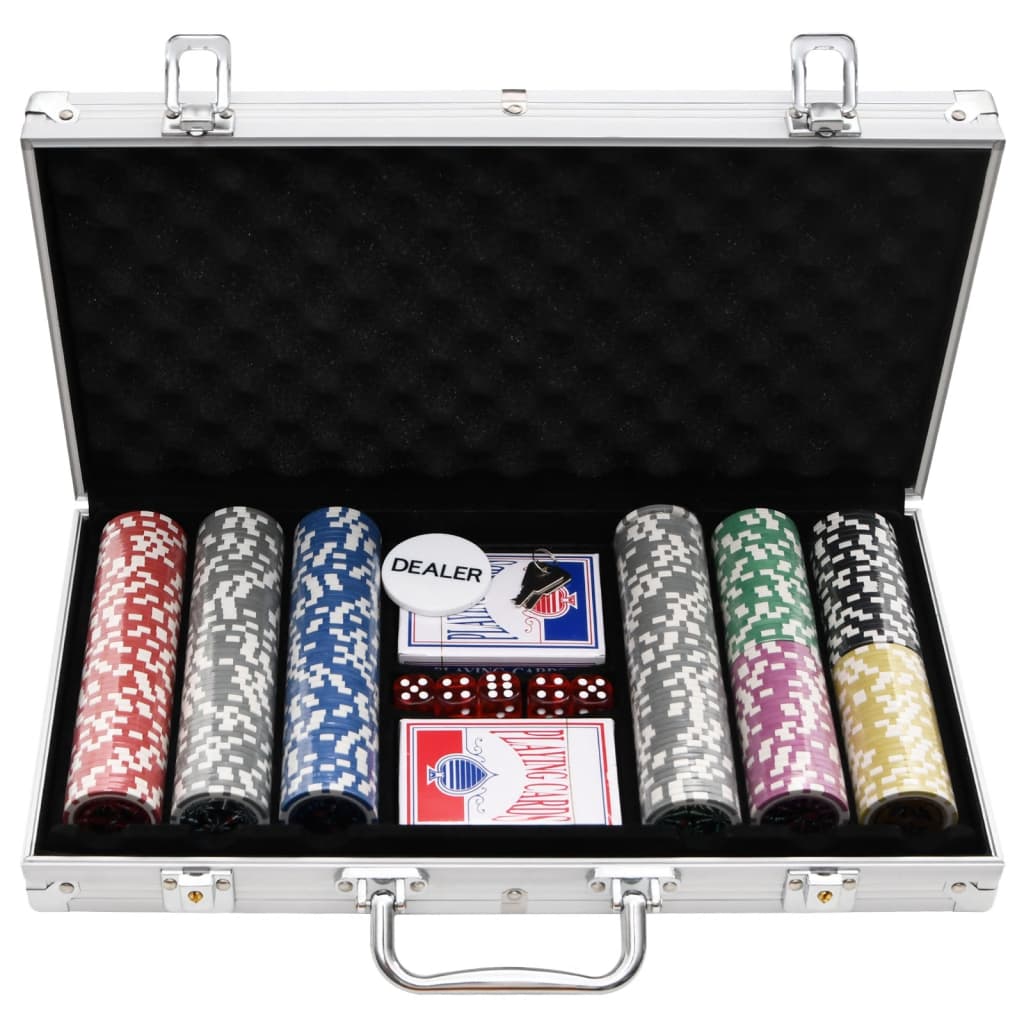 Set di Fiches da Poker 300 pz 11,5 gcod mxl 107401