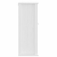 Mobile da Bagno a Muro BERG Bianco 40x27x71,5 cm Massello Pino 358548