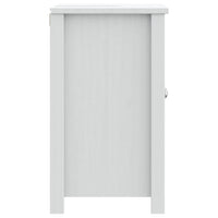 Mobile Lavabo da Bagno BERG Bianco 60x34x59 cm Massello Pino 358552