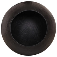 Tavolino da Salotto-Tavolino da soggiorno-Tavolo in Alluminio Martellato ? 50x30 cm Nero